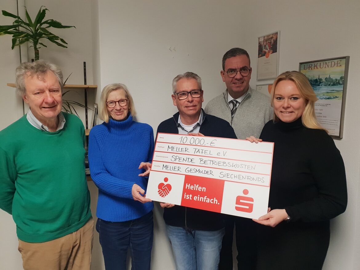 Meller-Gesmolder Siechenfonds spendet an die Meller Tafel