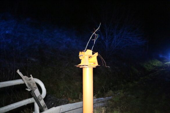 PKW überschlägt sich auf Autobahn A30 bei Bissendorf