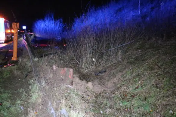 PKW überschlägt sich auf Autobahn A30 bei Bissendorf