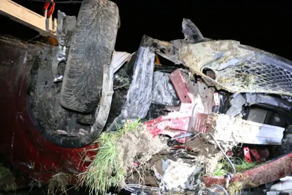 PKW überschlägt sich auf Autobahn A30 bei Bissendorf