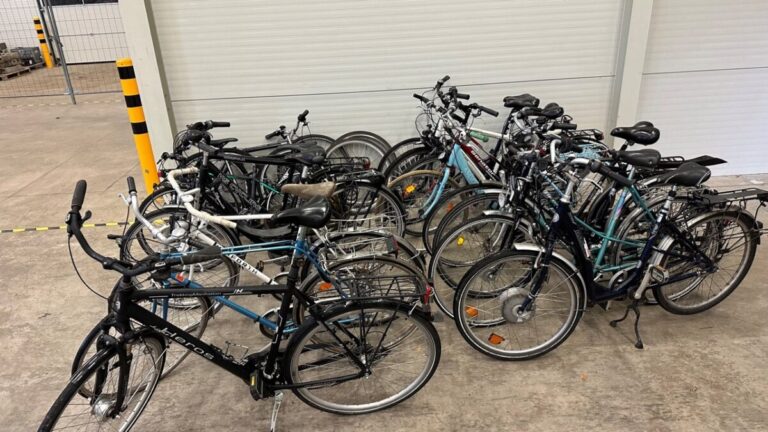 Aufgefundene Fahrräder / Foto: Polizei Osnabrück