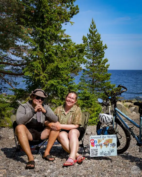 Franziska Kinscheck und Fabian Harting auf Reisen / Foto: privat