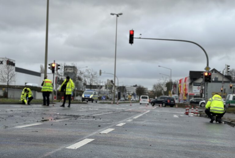 Nach dem Unfall war die Page bis zum Mittag gesperrt.