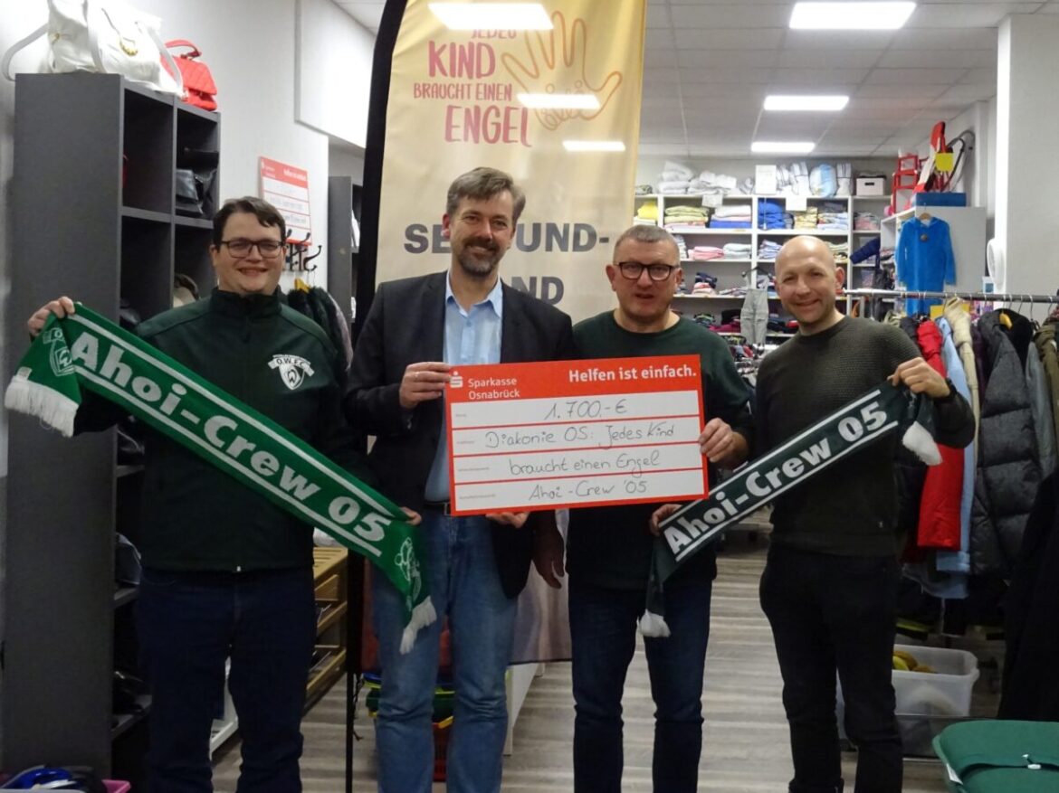 Spendenaktion der Ahoi-Crew "Jedes Kind braucht einen Engel"