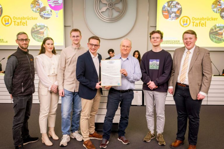 Jugendmedaille für die Tafel / Foto: Swaantje Hehmann