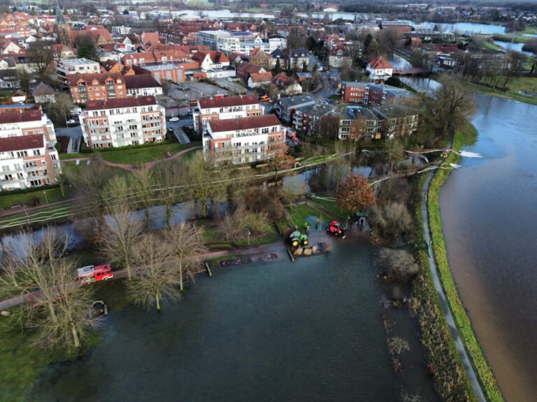 Der Hasekolk bei Bramsche musste abgepumpt werden / Foto: J. Schuckmann