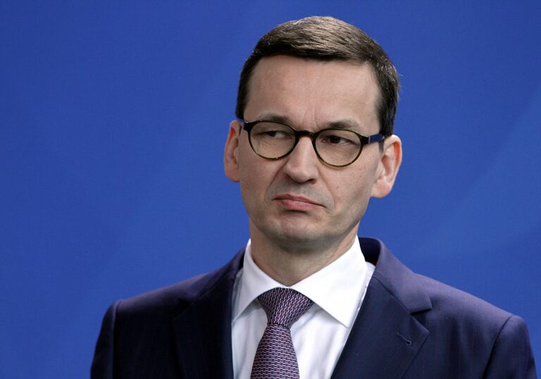 Polnische Präsident Mateusz Morawiecki
