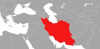 Landkarte Iran