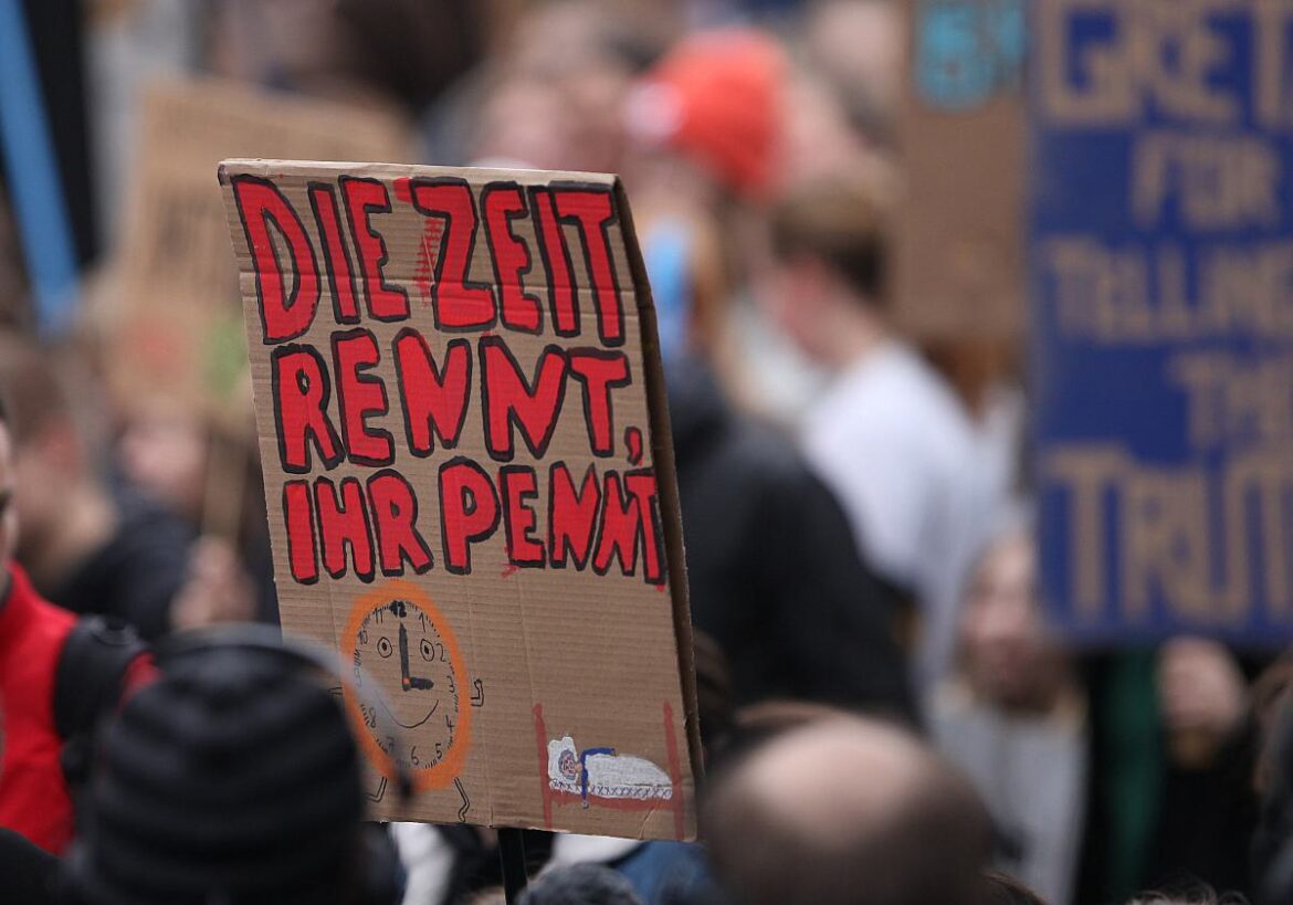 Klimaprotest Schild