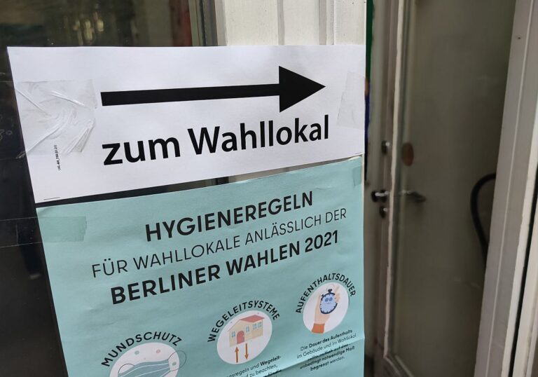 Zum Wahllokal