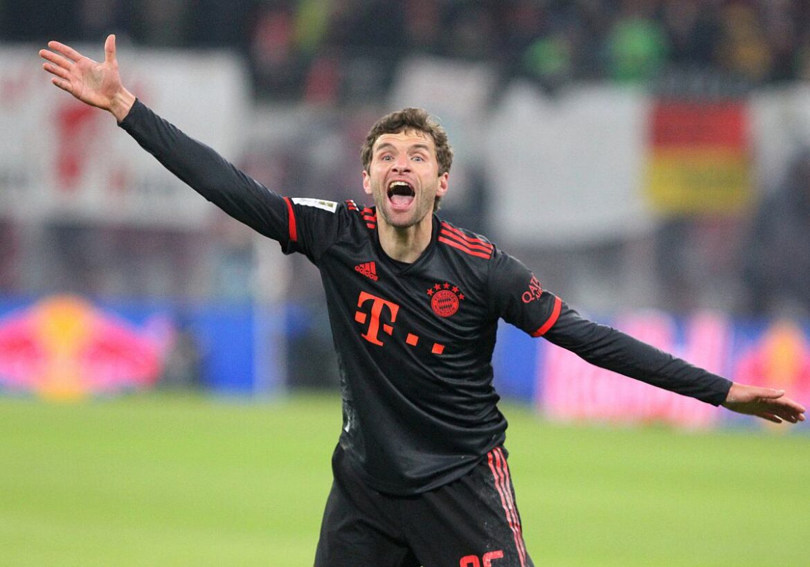 Fußballspieler Thomas Müller vom FC Bayern München