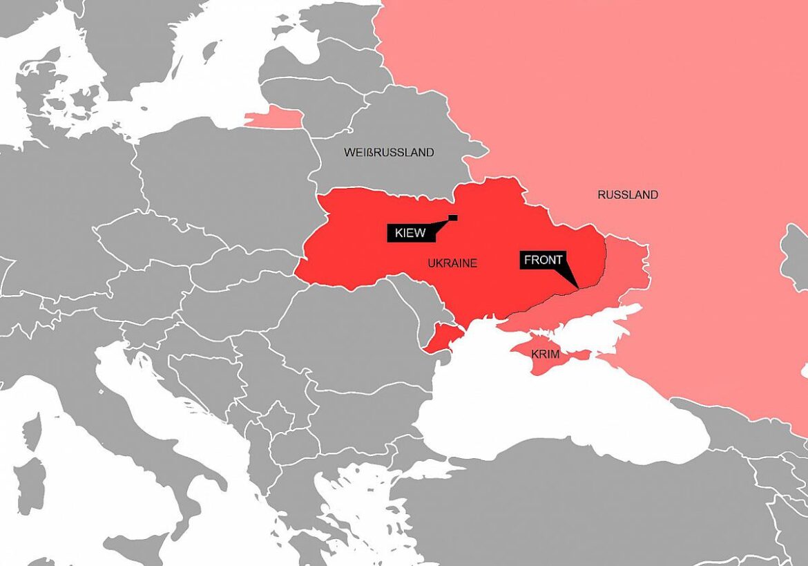 Darstellung Krieg Russland Ukraine