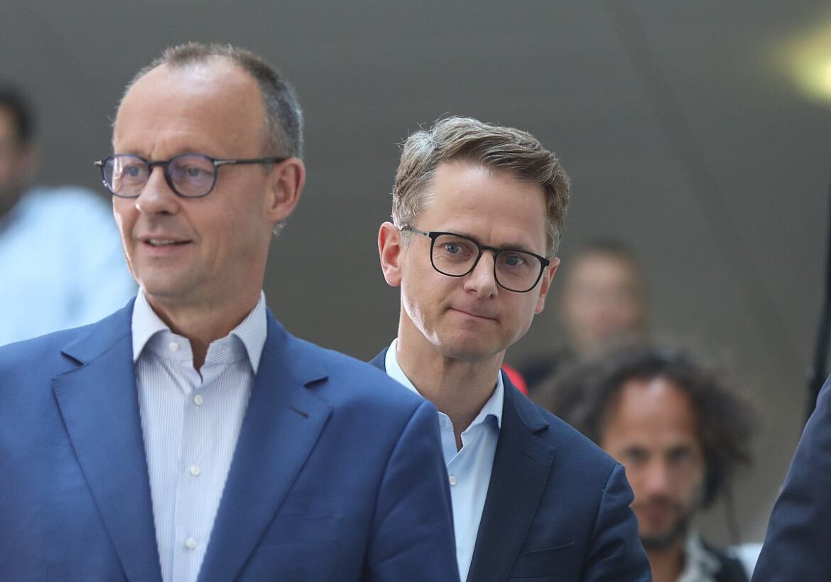 Friedrich Merz und Carsten Linnemann (CDU)