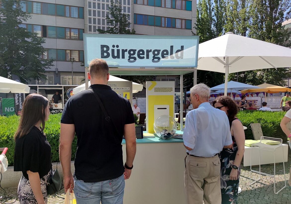 Infostand Bürgergeld