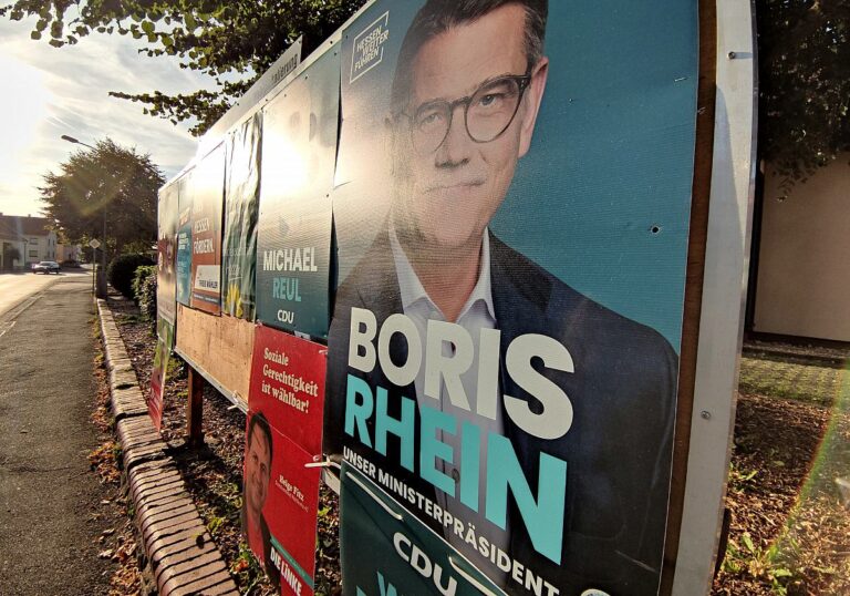 Wahlplakate Hessen