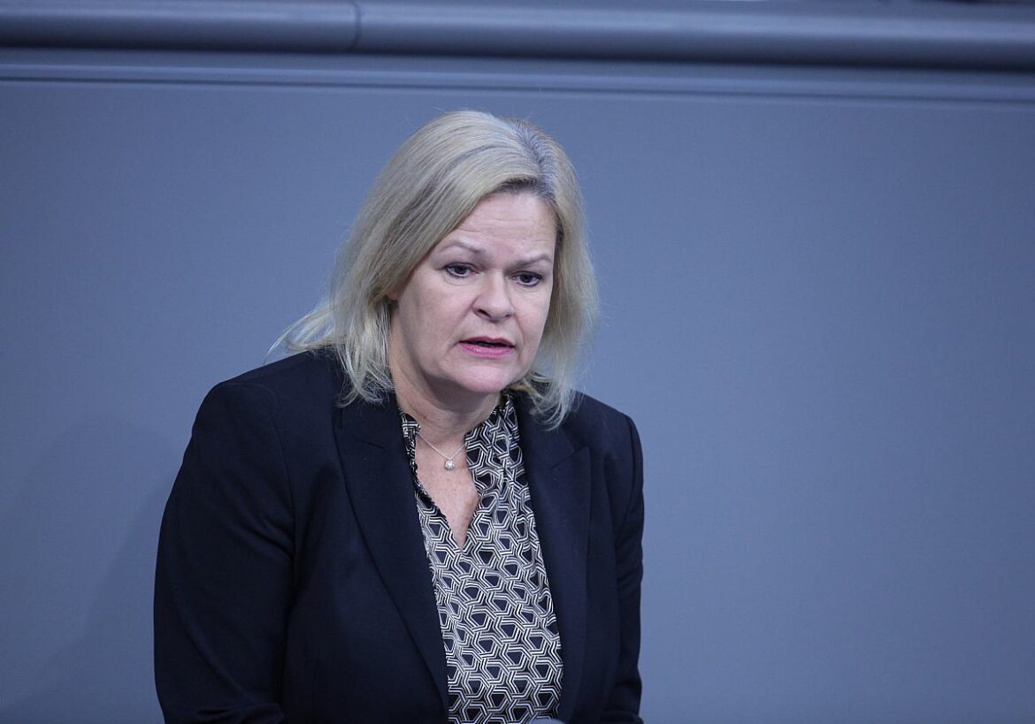 Bundesinnenministerin Nancy Faeser (SPD)
