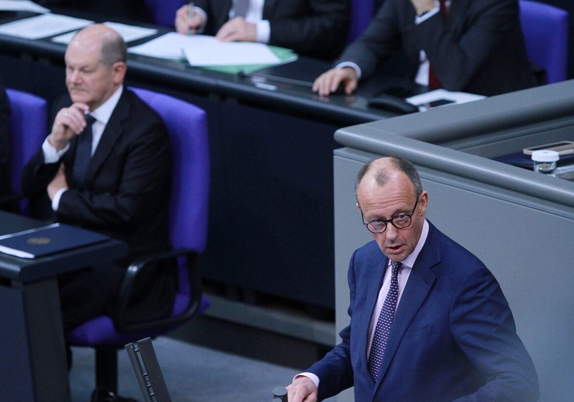 Friedrich Merz (CDU) und Olaf Scholz (SPD)