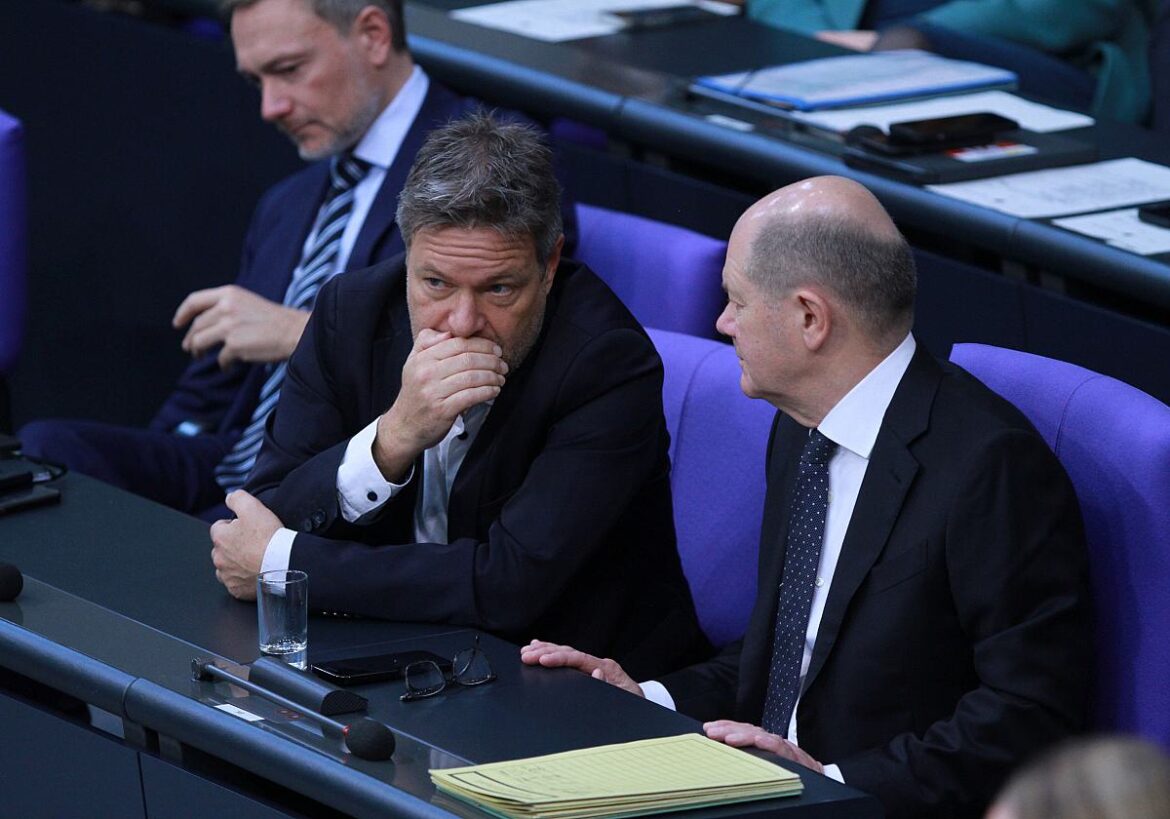 Robert Habeck (Die Grünen) und Olaf Scholz (SPD)