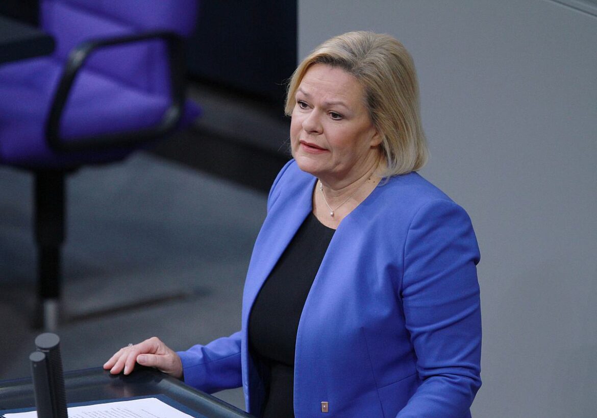Bundesinnenministerin Nancy Faeser (SPD)