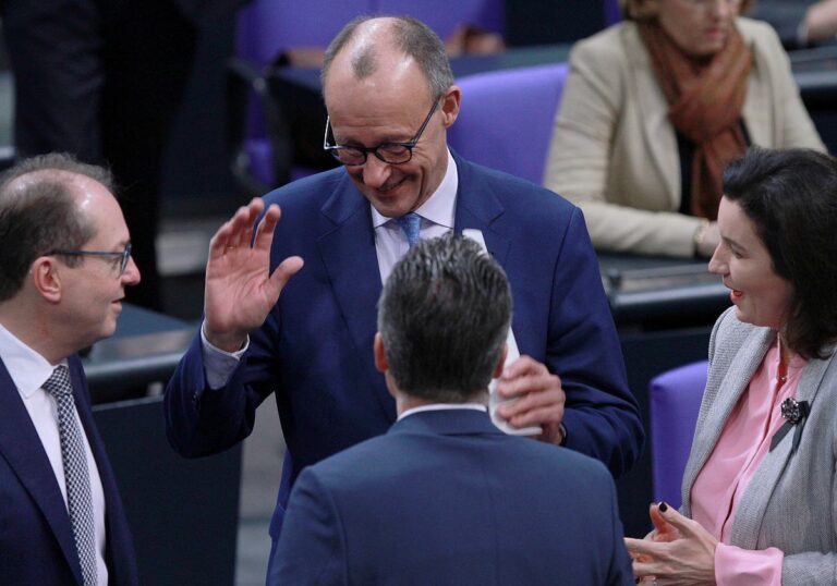 Friedrich Merz (CDU) im Bundestag