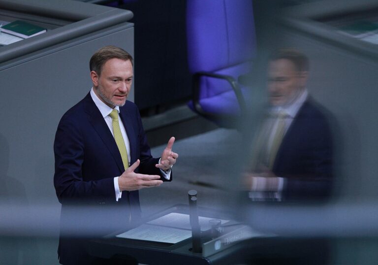 Bundesfinanzminister Christian Lindner (FDP)