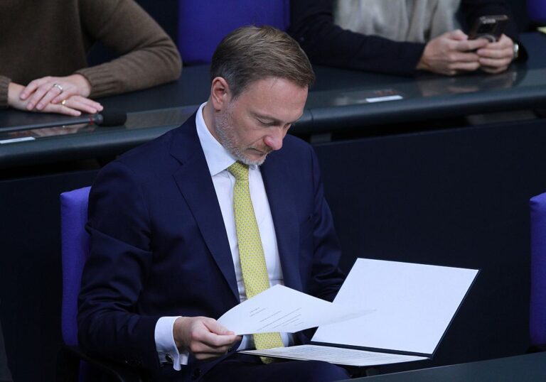 Bundesfinanzminister Christian Lindner (FDP)
