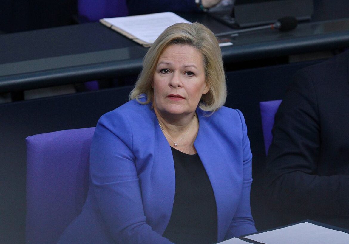 Bundesinnenministerin Nancy Faeser (SPD)
