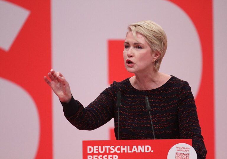 Ministerpräsidentin von Schleswig-Holstein Manuela Schwesig (SPD)
