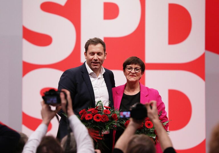 SPD-Vorsitzende Saskia Esken und Lars Klingbeil