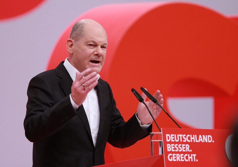 Bundeskanzler Olaf Scholz (SPD)