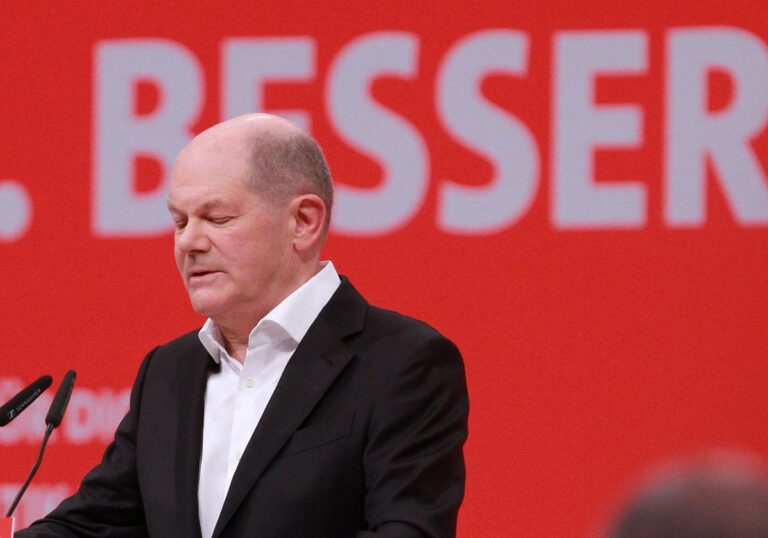 Bundeskanzler Olaf Scholz (SPD)