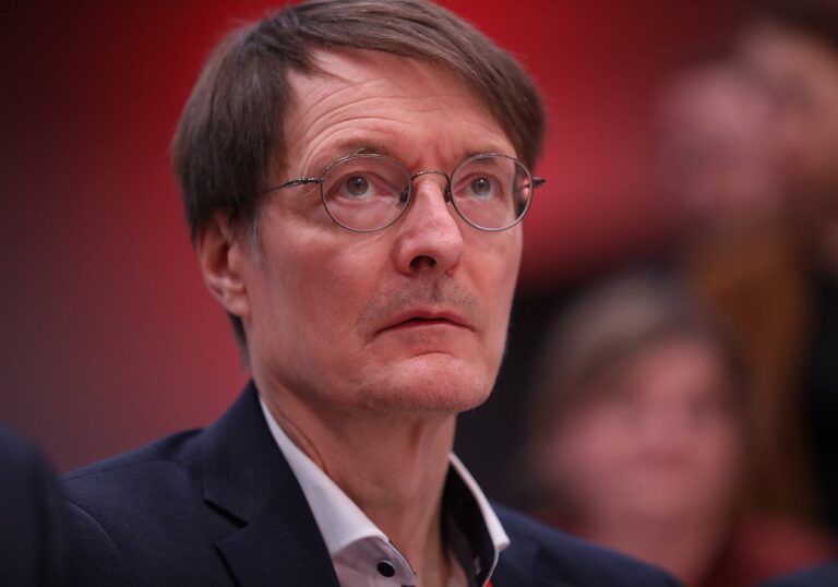 Bundesgesundheitsminister Karl Lauterbach (SDP)