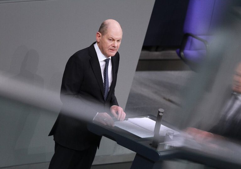 Bundeskanzler Olaf Scholz (SPD)