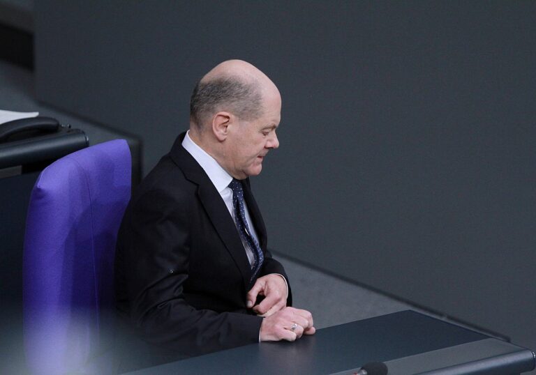 Bundeskanzler Olaf Scholz (SPD)