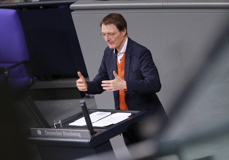 Bundesgesundheitsminister Karl Lauterbach (SPD)
