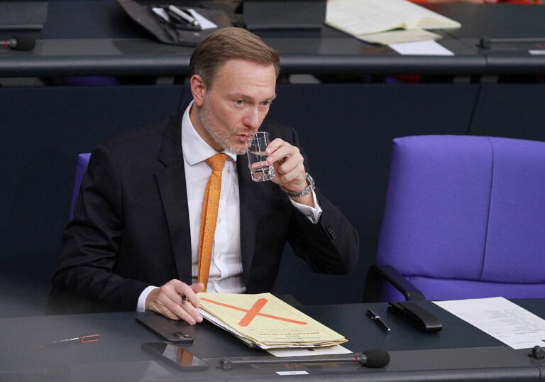 Bundesfinanzminister Christian Lindner (FDP)