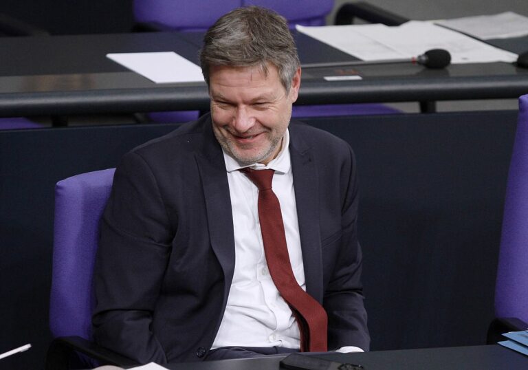 Bundeswirtschaftsminister Robert Habeck (Grüne)