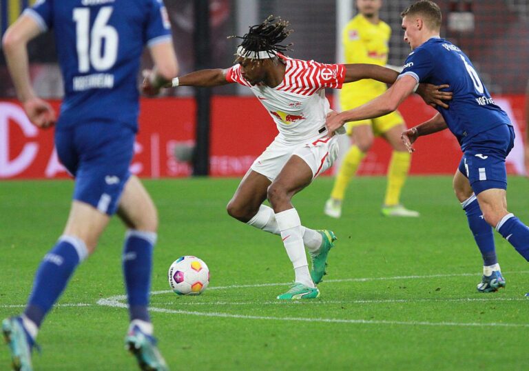Spieler des RB Leipzig und TSG Hoffenheim