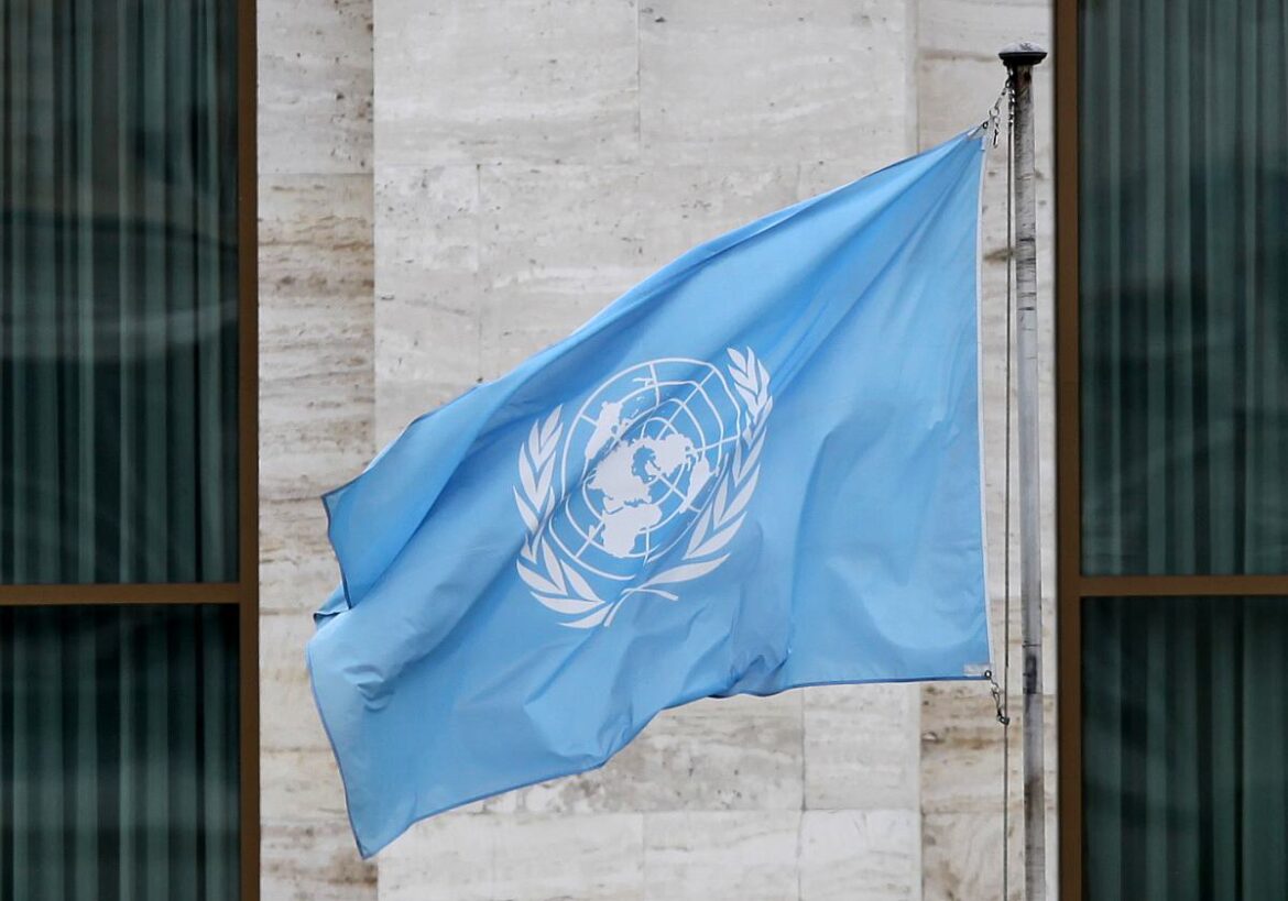 Flagge der Vereinten Nationen (UNO)