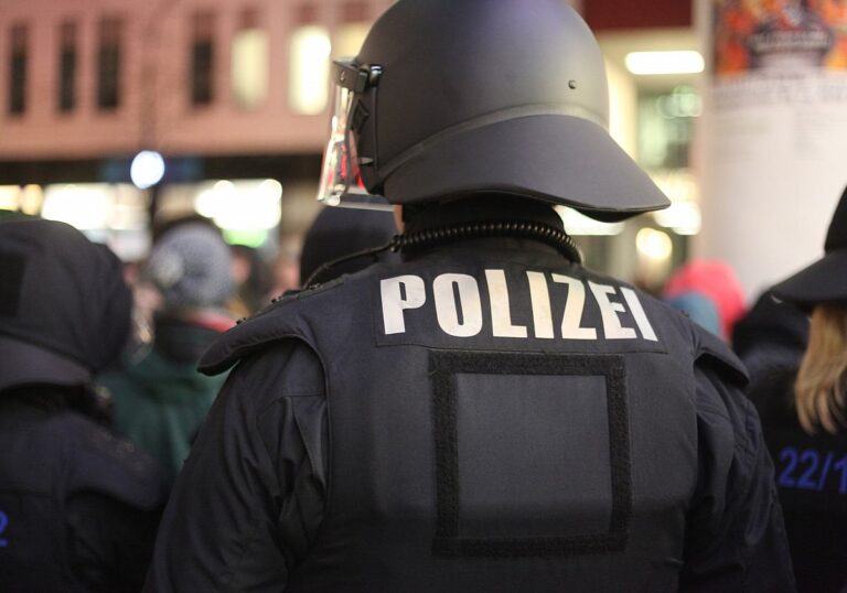 Polizist im Einsatz