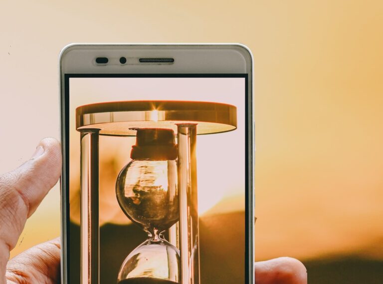 Mit dem Smartphone in die Zukunft schauen.