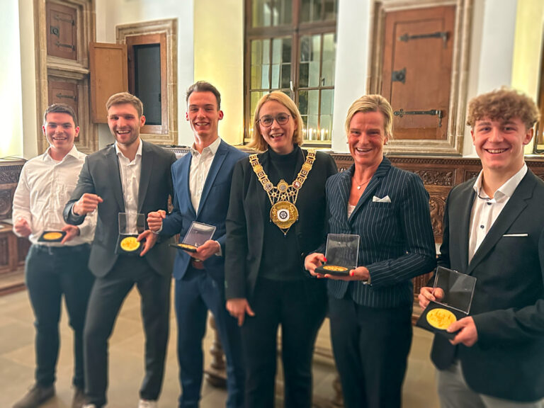 Sportlerehrung 2023 durch OB Katharina Pötter