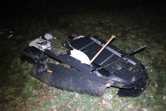 Familie überschlägt sich mit PKW im Autobahnkreuz Osnabrück-Süd. / Foto: Heiko Westermann Familie überschlägt sich mit PKW im Autobahnkreuz Osnabrück-Süd