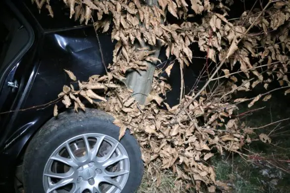 Familie überschlägt sich mit PKW im Autobahnkreuz Osnabrück-Süd. / Foto: Heiko Westermann Familie überschlägt sich mit PKW im Autobahnkreuz Osnabrück-Süd