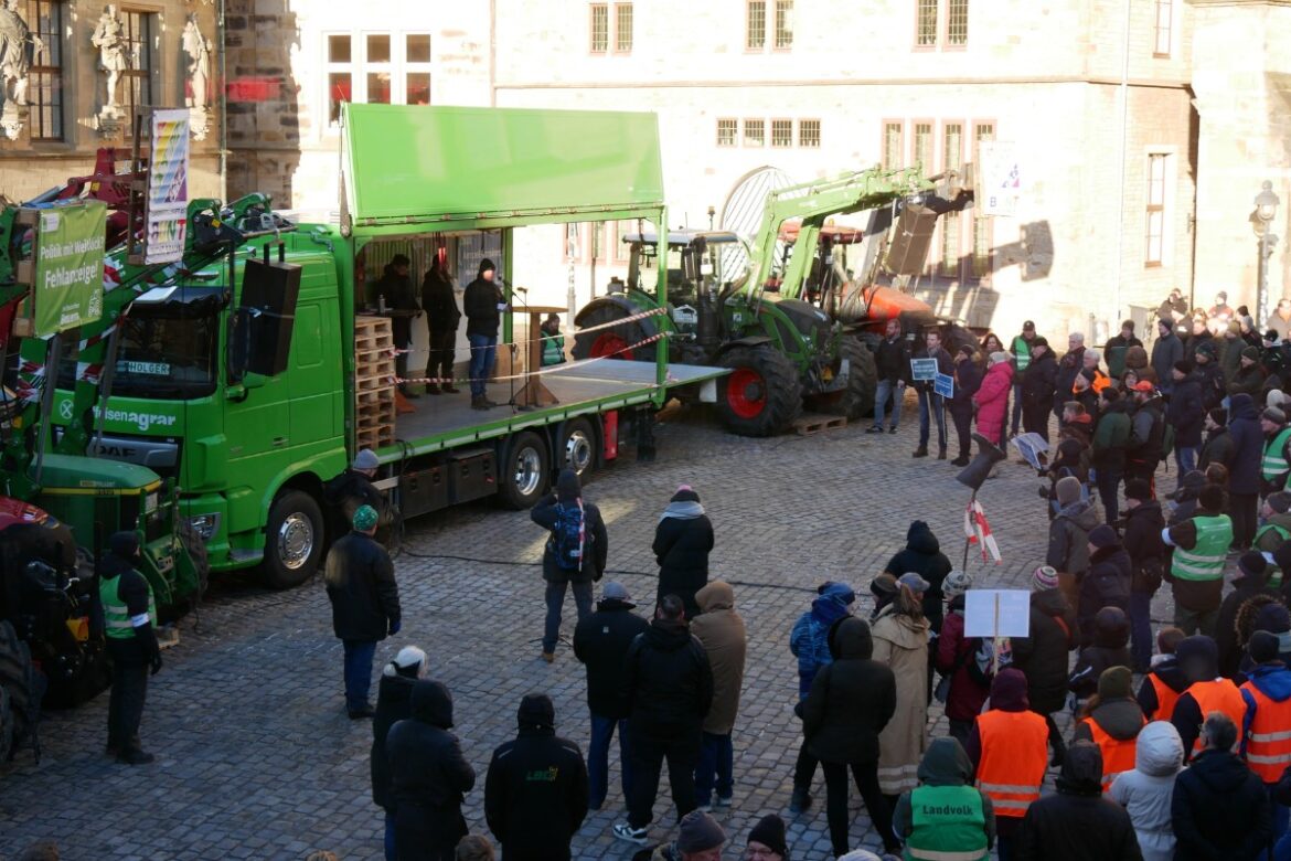 Bauernprotest in Osnabrück