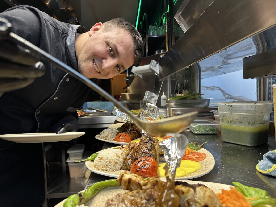 Bayram Sahin im Restaurant Teras