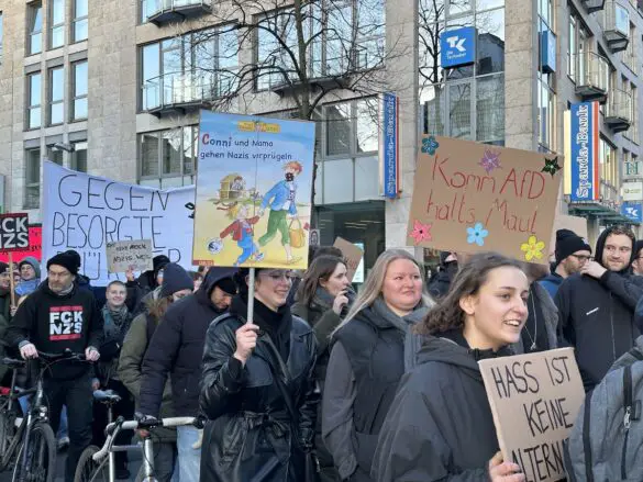 IMG_5618 Demonstration "Antifaschistische Mitmachaktion" am 27.01.2024 in Osnabrück
