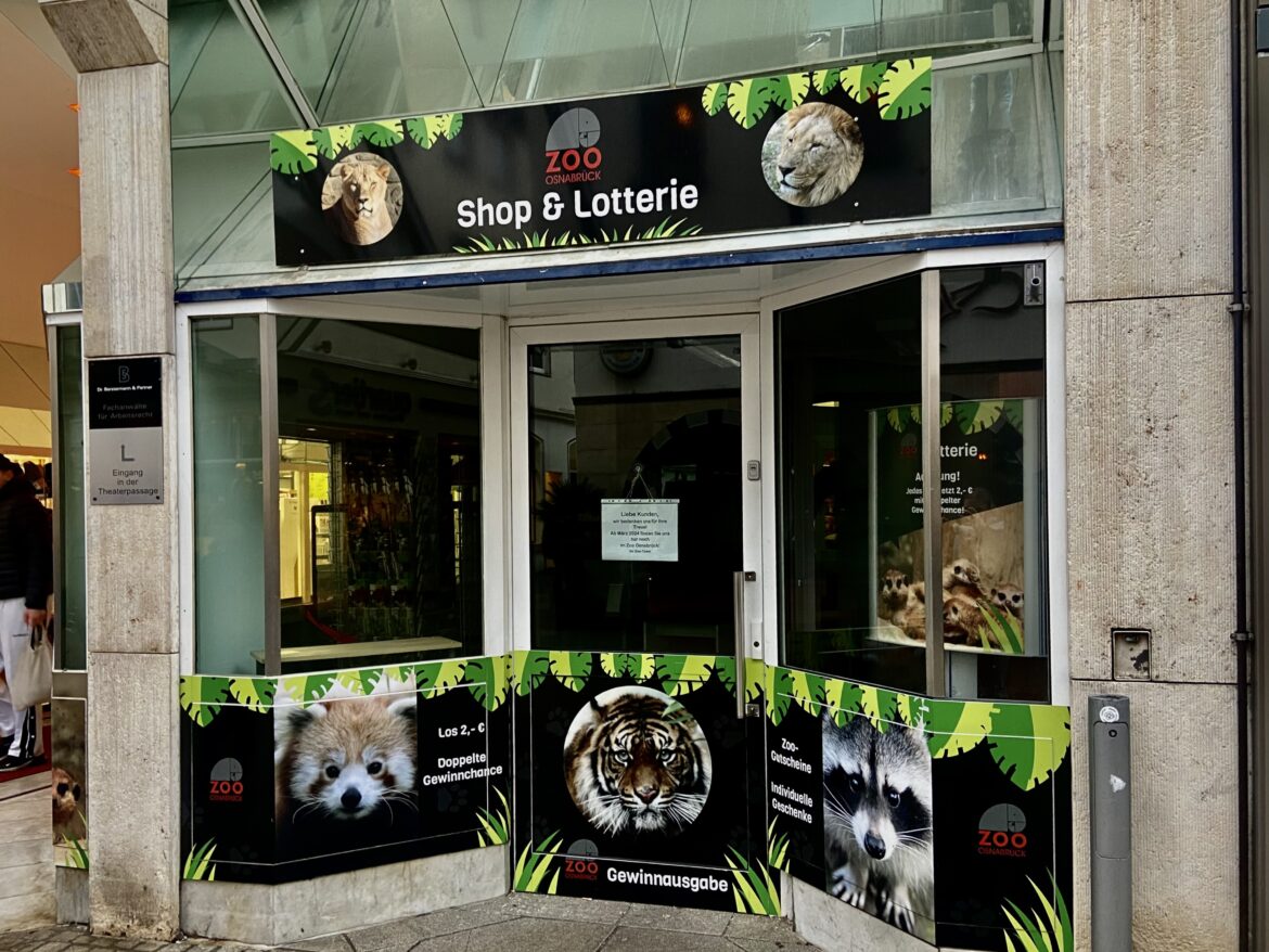 Zoo Theaterpassage Schließung