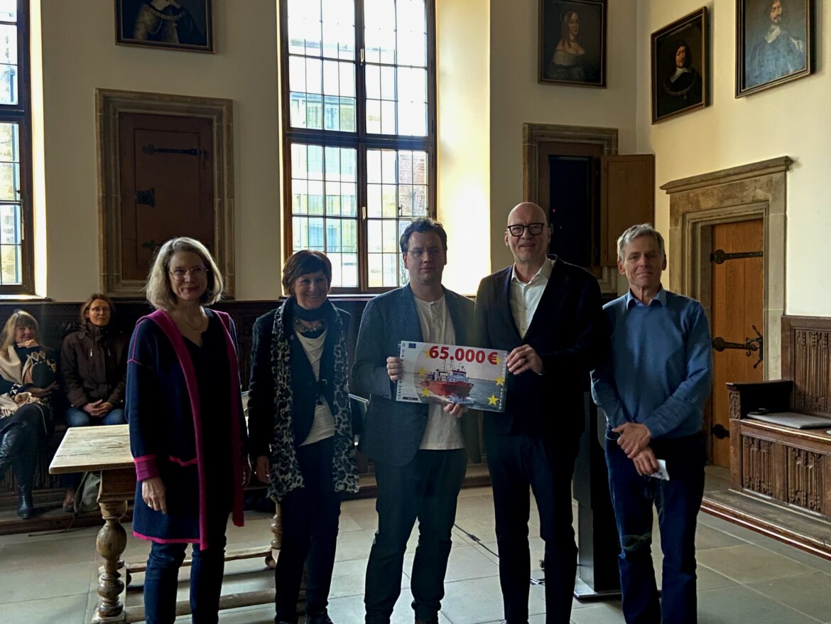 Spendenübergabe Seenotrettung