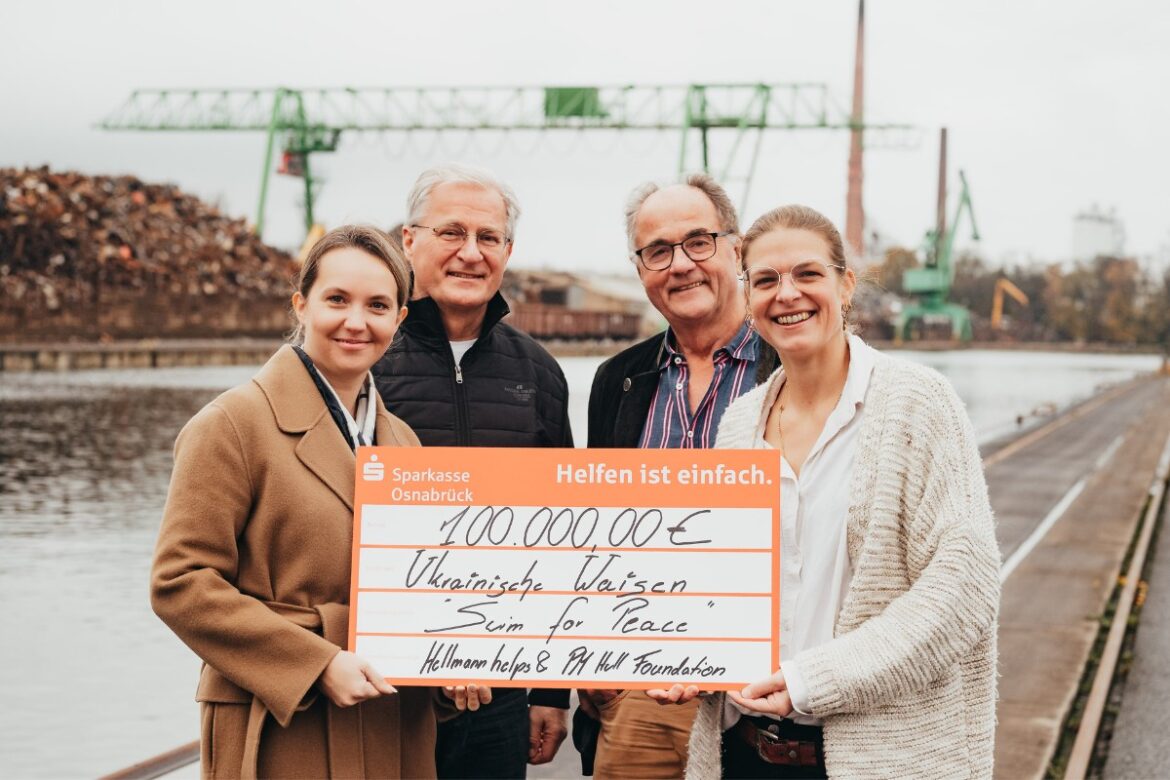 Swim for Peace bringt 100.000 Euro für Ukraine.